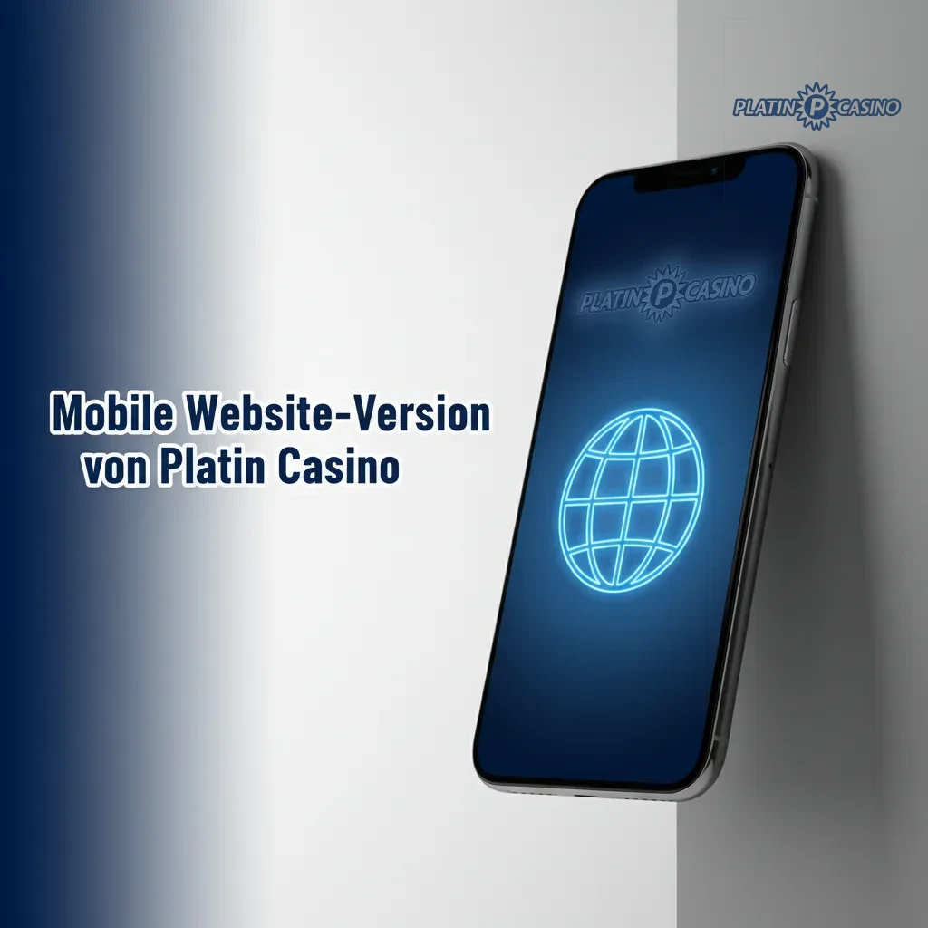Mobil optimierte Platin Casino Website auf Smartphone und Tablet; Wetten und Casino-Spiele im Browser, ohne Download.