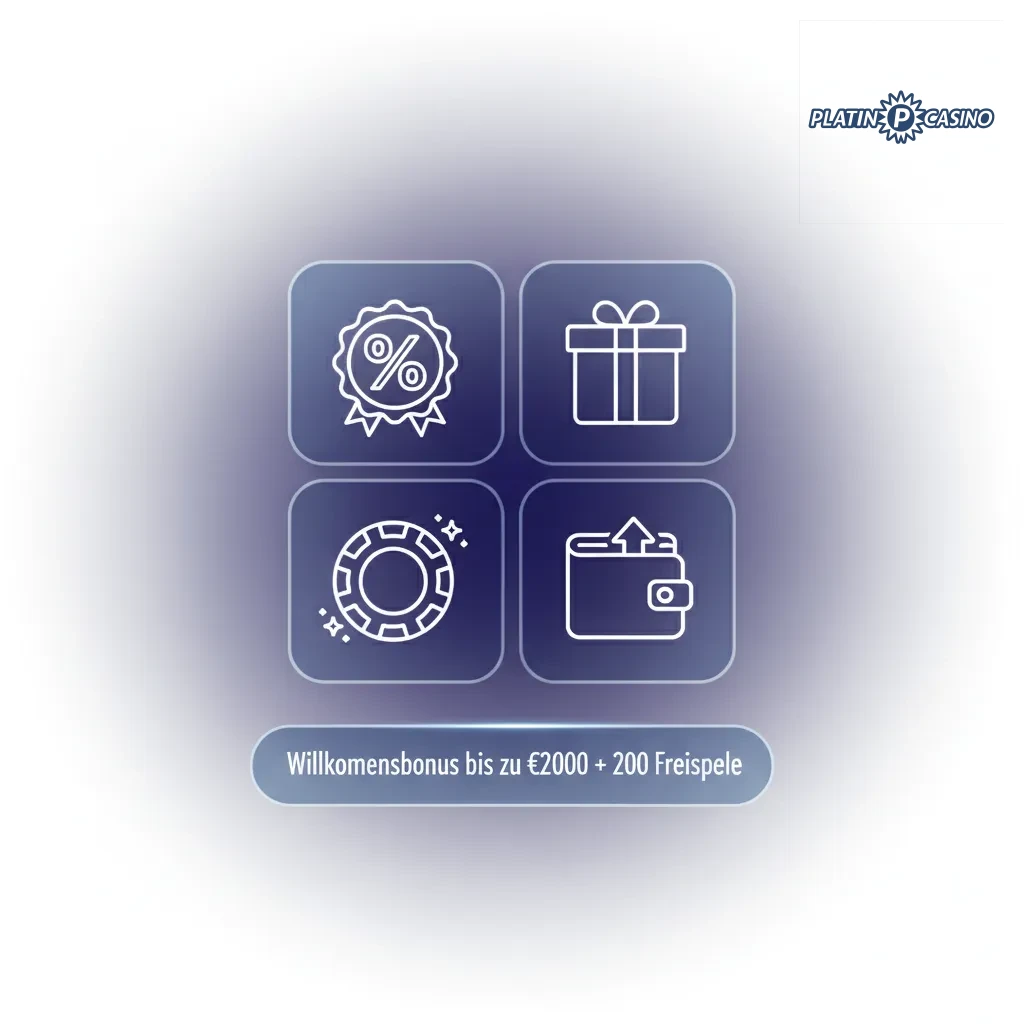 Banner: Willkommensbonus bis €2000 + 200 Freispiele. 4 Einzahlungen: 100/50/50/100% bis 500 €, 20 € min, 35x.