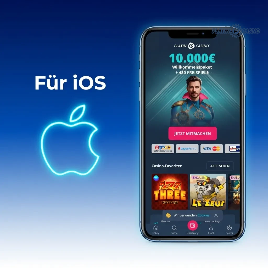 iOS casino app download guide showing App Store installation steps on iPhone and iPad