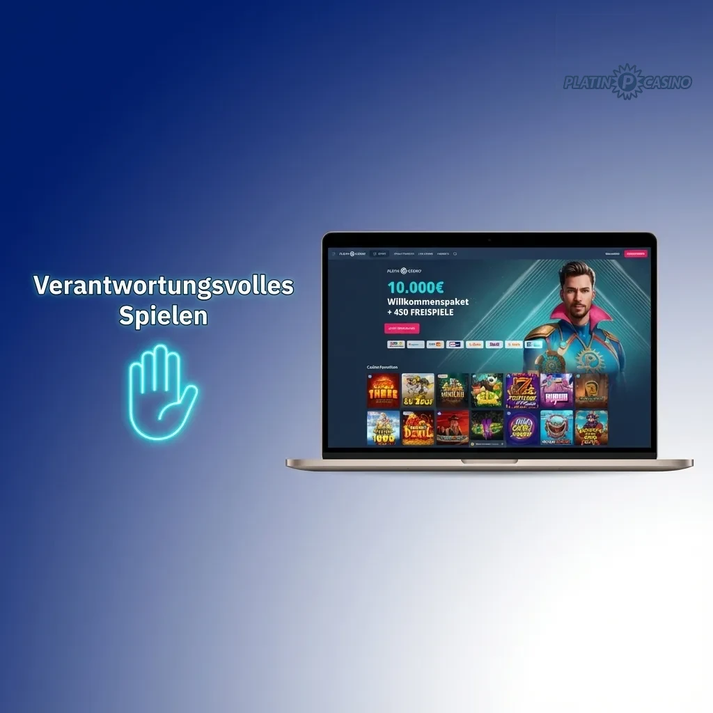 Platin Casino promotes responsible gaming with deposit limits, self-exclusion tools, and support resources for players.