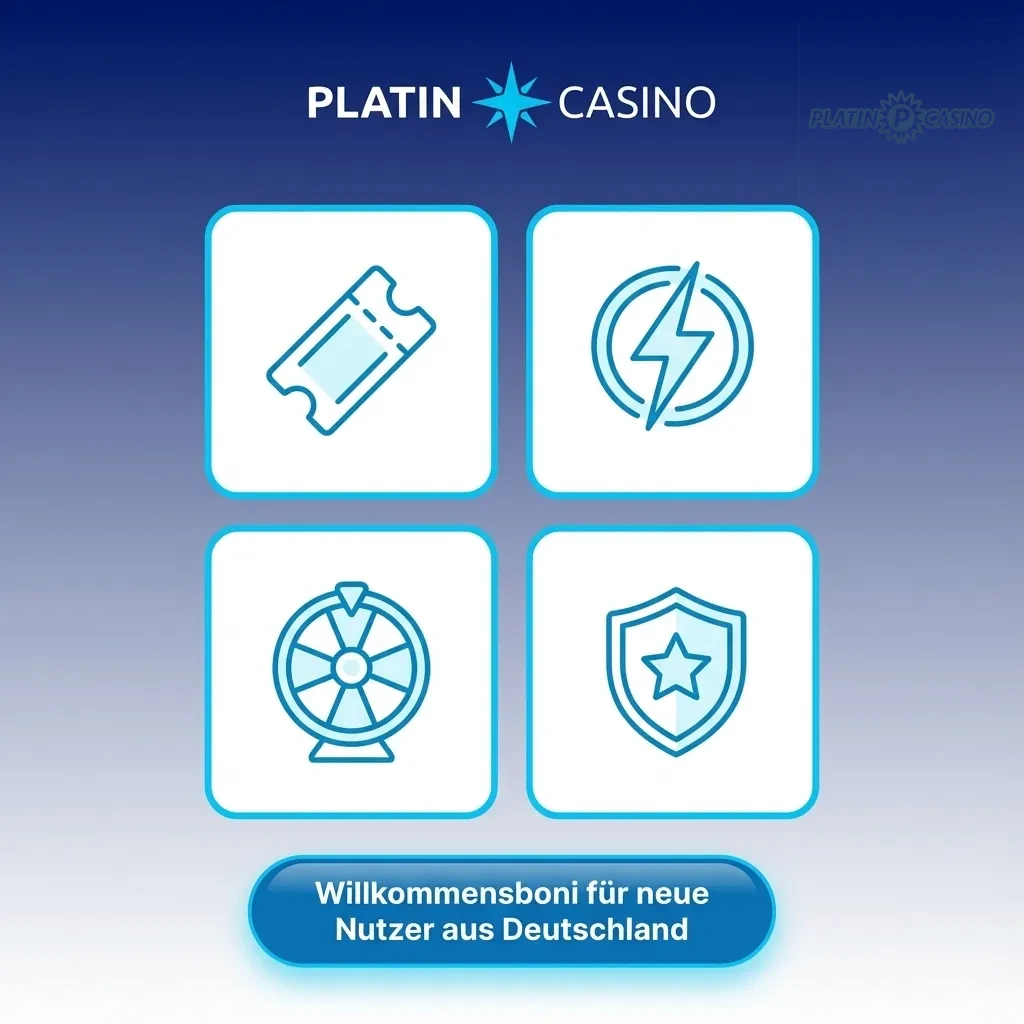 Welcome bonuses for German users showing casino and sports betting offers with deposit requirements and terms